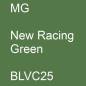 Preview: MG, New Racing Green, BLVC25.